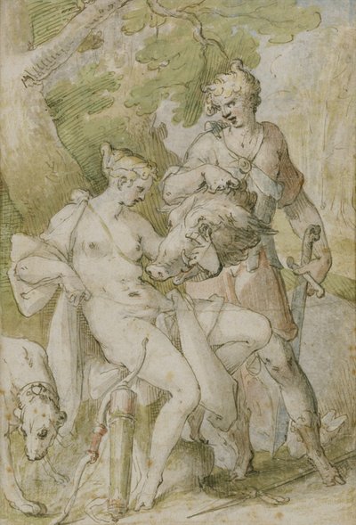 Mythological Scene by Bartholomaeus Spranger